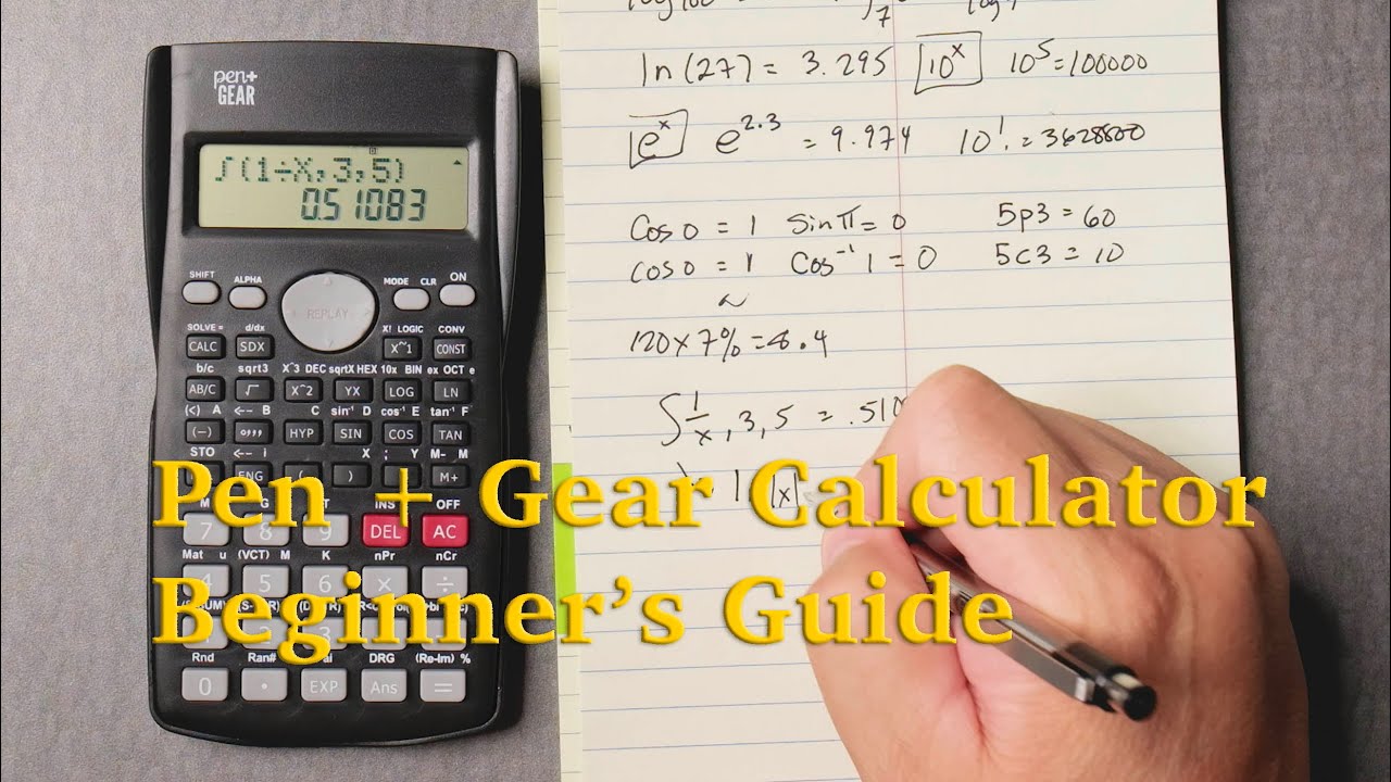 Pen + Gear Calculator (Walmart) - Beginner's Guide