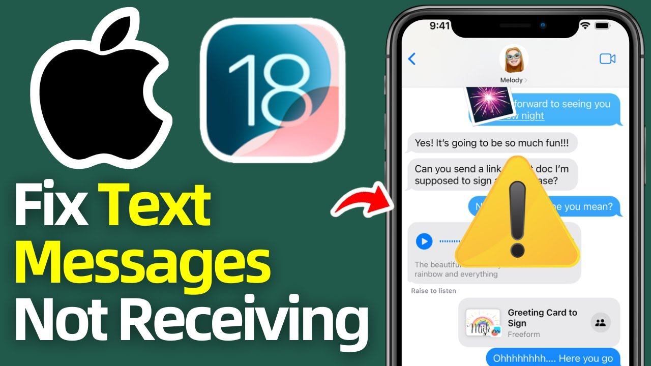 iPhone not receiving Text messages after iOS 18 Update (FIXED!)