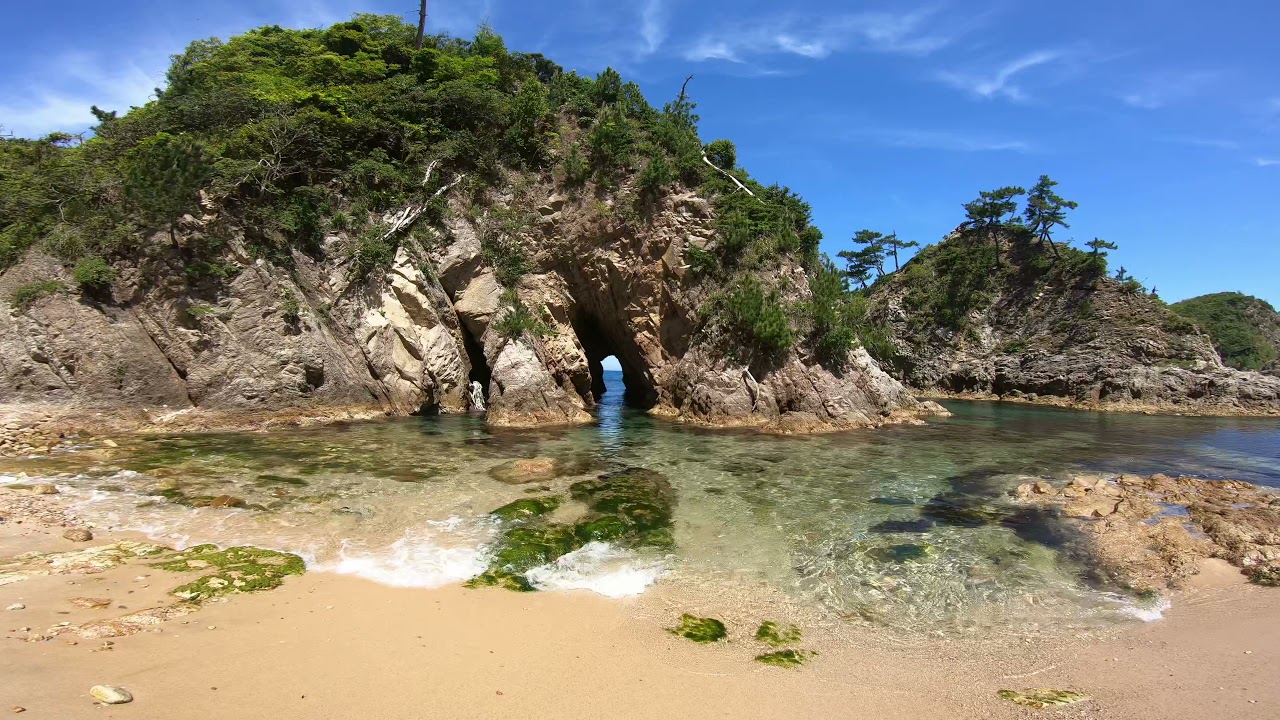 山陰海岸ジオパーク 新遊歩道完成！鳥取 浦富 鴨ヶ磯・城原海岸付近 4K撮影