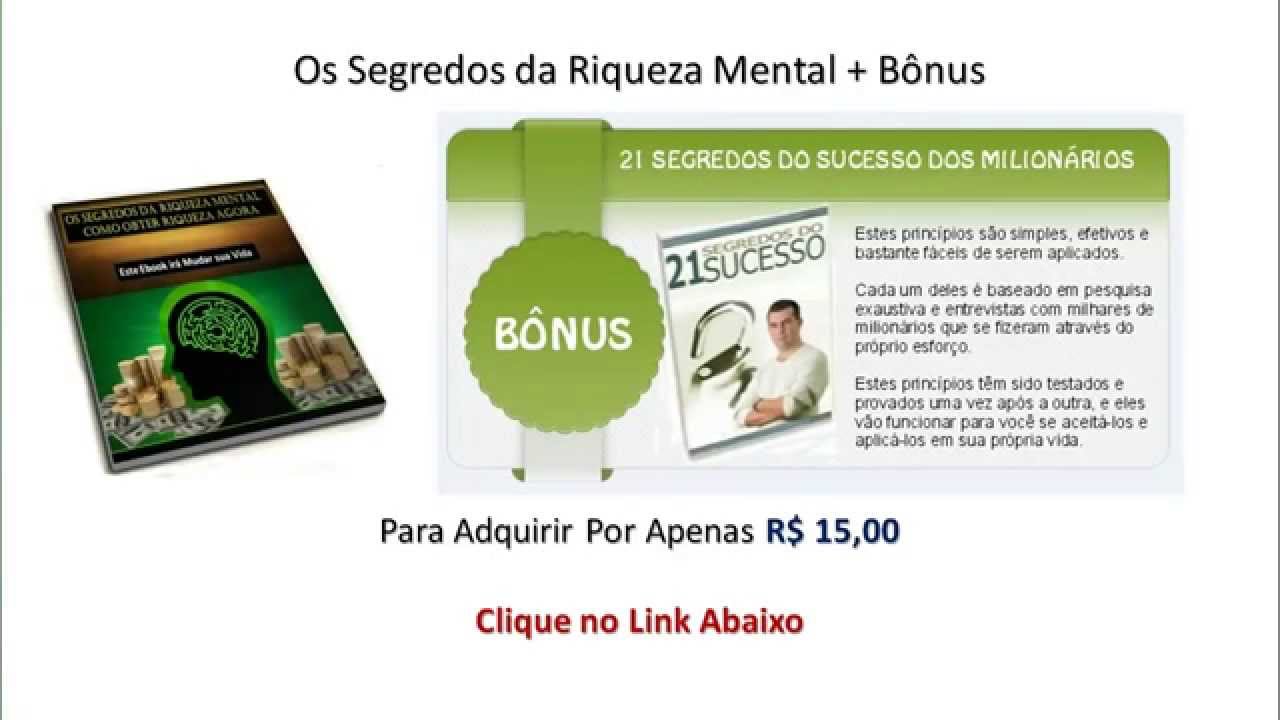 Os Segredos da Riqueza Mental (2015)