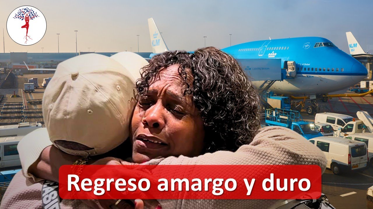🇨🇺Abuelito Cubano Se Despide Triste De Su Familia En Holanda😢