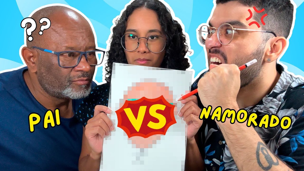 PAI VS NAMORADO! QUEM DESENHA MELHOR?