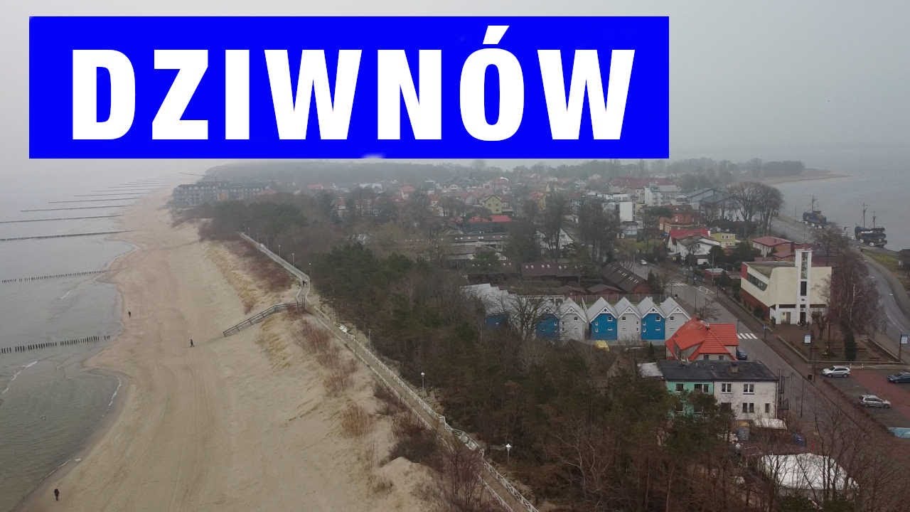 Дзивнув. Красивый город на берегу Балтийского моря.