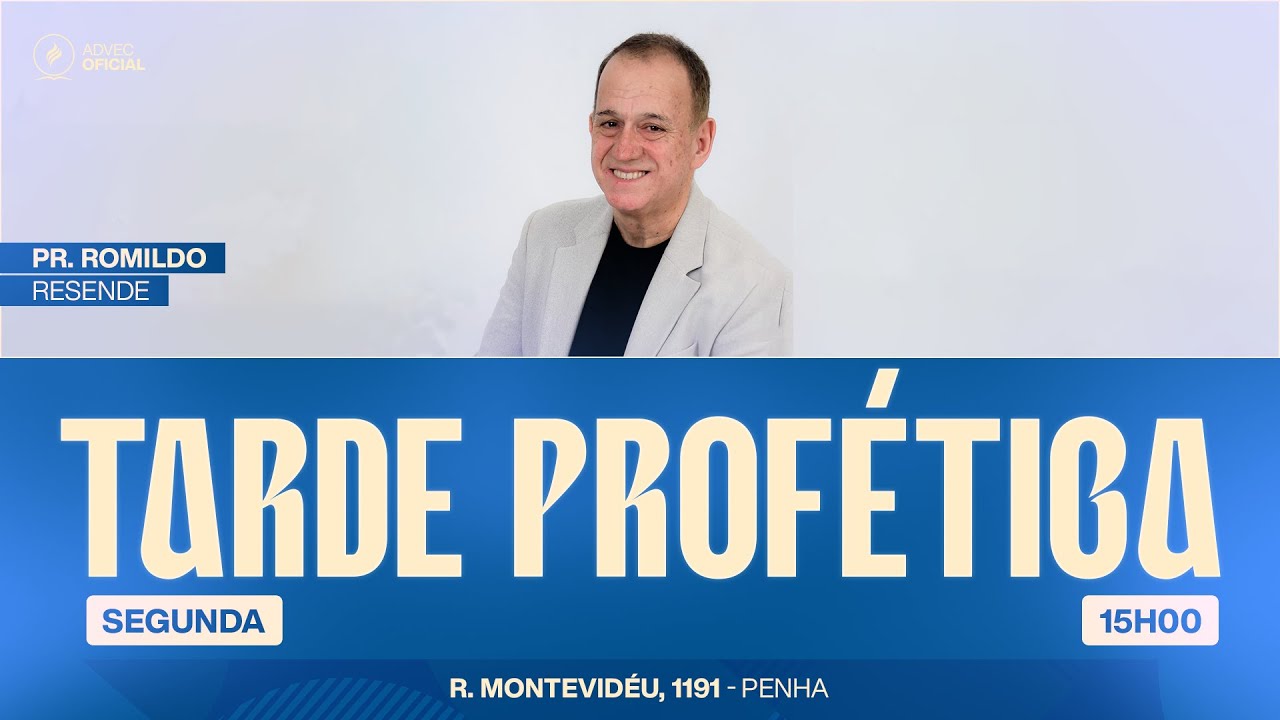 TARDE PROFÉTICA | PR. ROMILDO RESENDE | 12/01/2026