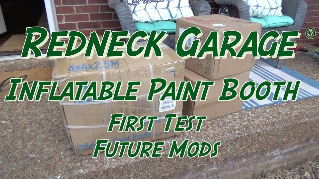 Inflatable Paint Spray Booth - Blow Up and Modifications