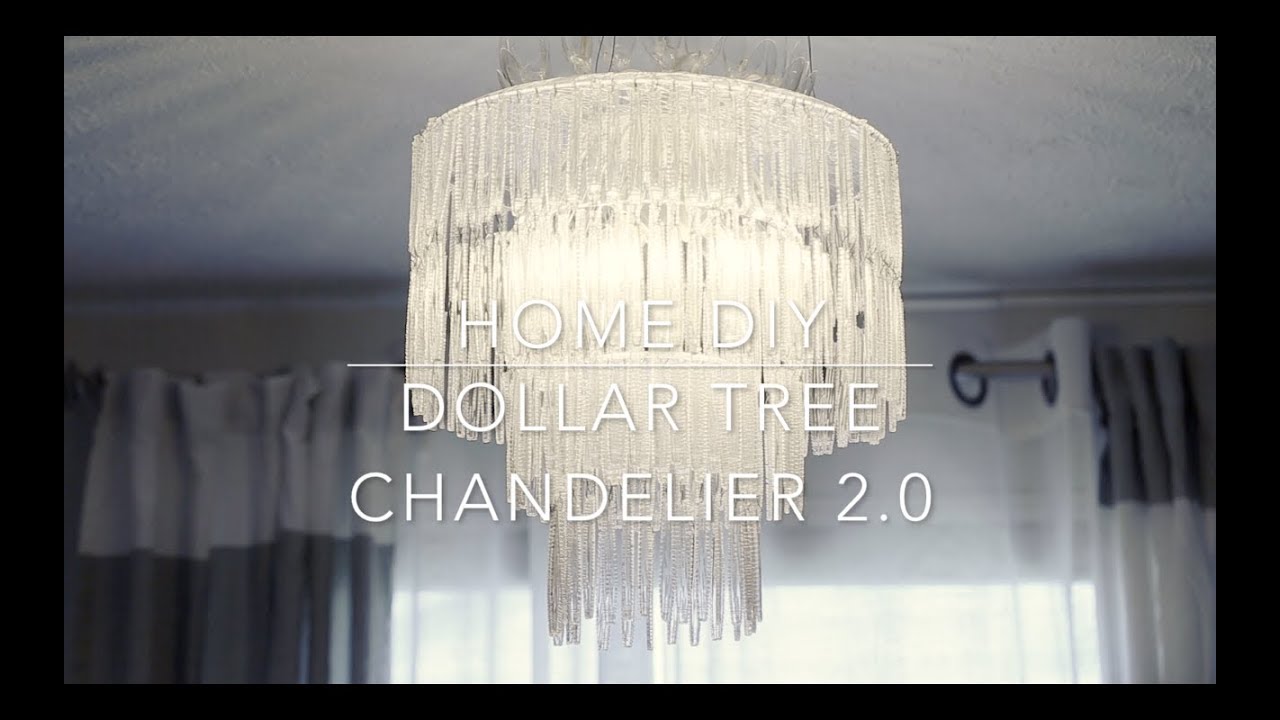 Dollar Tree Chandelier 2.0