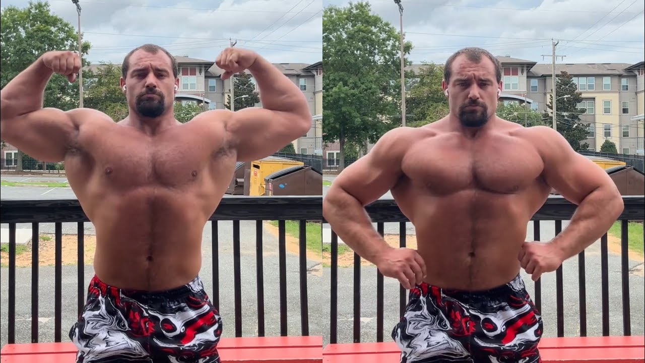 Muscle Daddy Is A Strong Powerlifter in A Bodybuilder Body