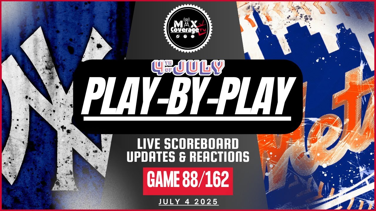 🔴LIVE New York Yankees vs New York Mets - Play-By-Play & Reactions (7/4/25)