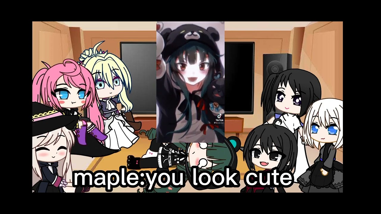 《Anime girl react to each other》 ||Yuna|| [part2]  {Gacha Life}