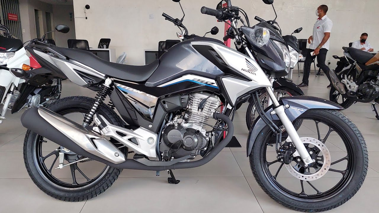 A MAIS LINDA! TITAN 160 CINZA 2022 EM DETALHES! - PREÇO - TESTE DE ALTURA