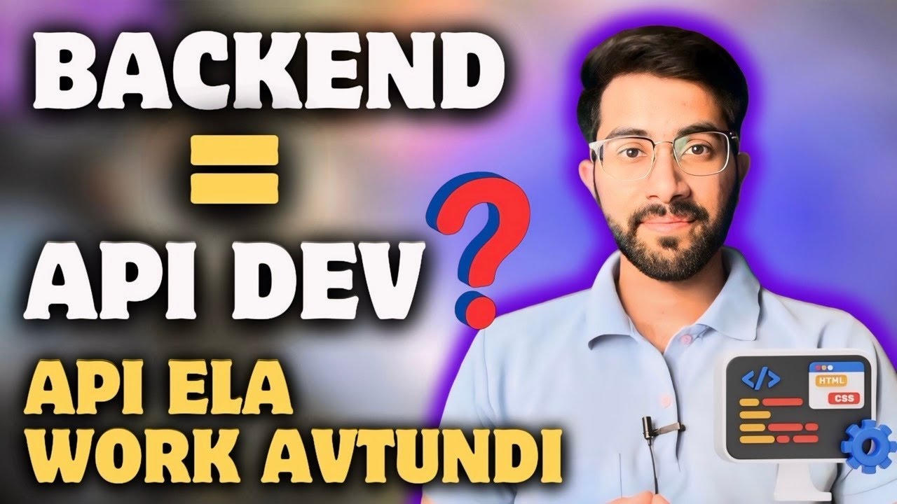 How API works [Telugu] | Backend Development Monoliths vs Micro Services | Vamsi Bhavani