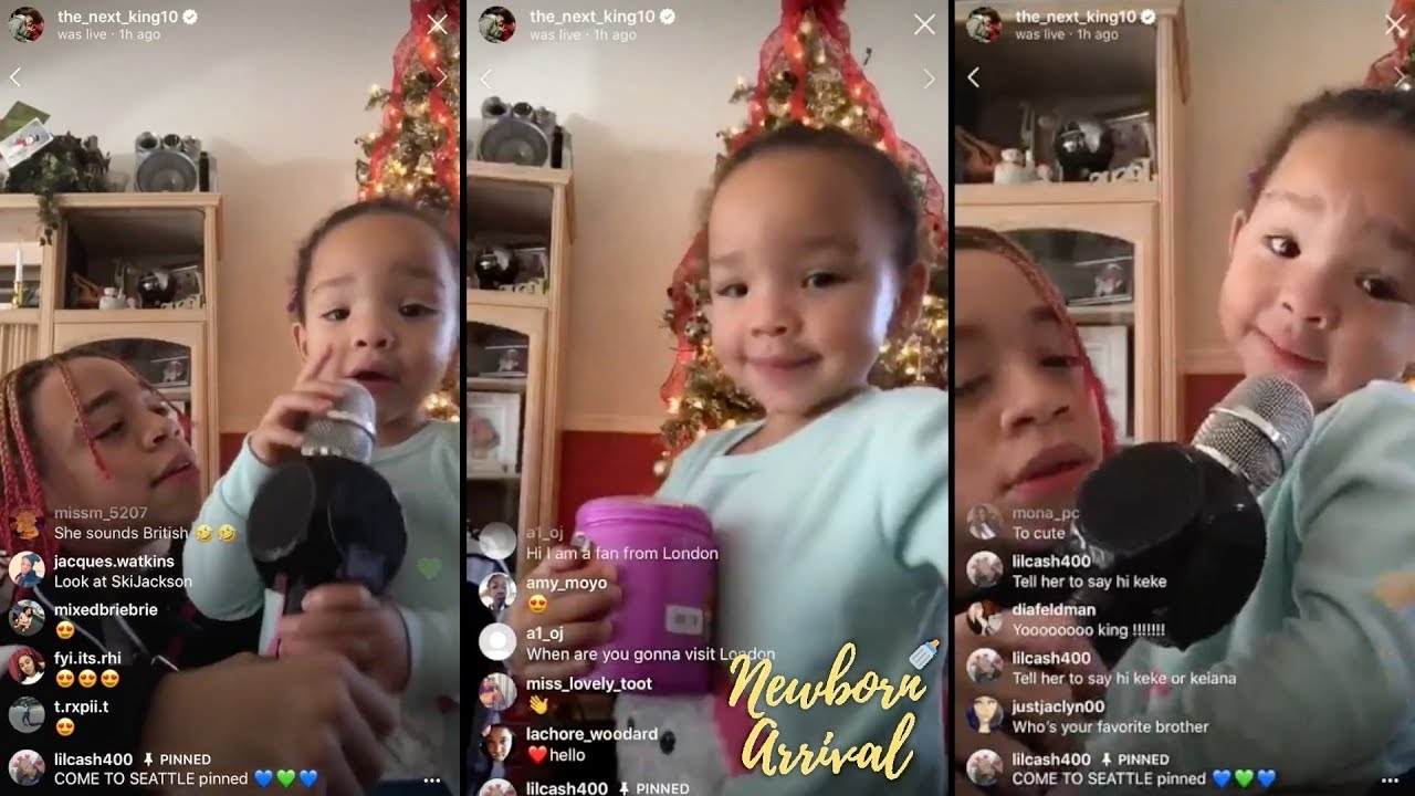 T.I. Son King & Heiress Harris Singing On IG Live! (TOO CUTE!!!)