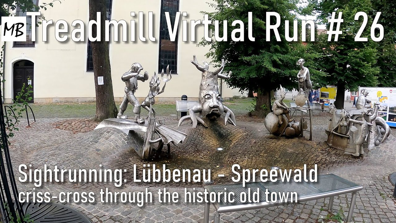 Laufvideo # 26 | 4K | Stadtlauf L&uuml;bbenau - Spreewald; Ein Lauf durch die historische Altstadt