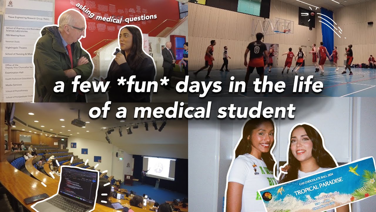 a few *fun* days in the life of a med student | how to manage your time in med school 🎵💃⭐💗