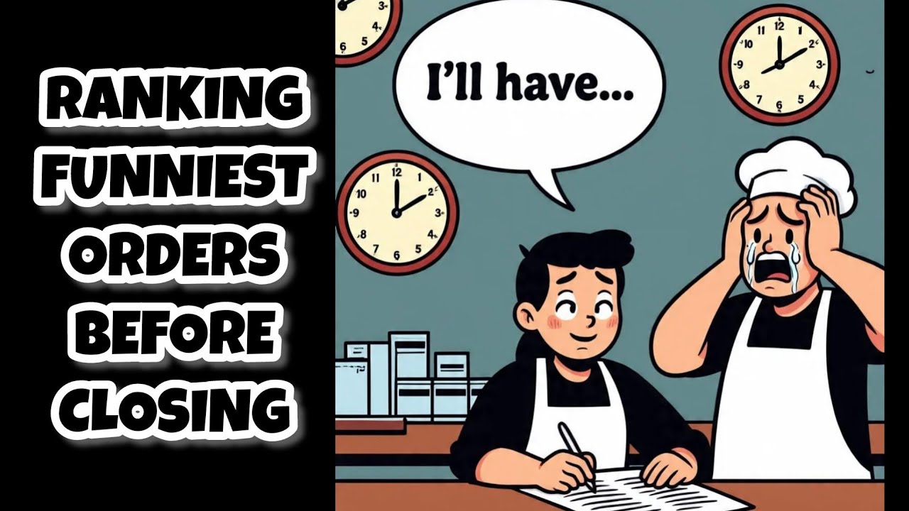 Ranking Funniest Orders Before Closing 🤣 #ranking #memes #funny #tiktok