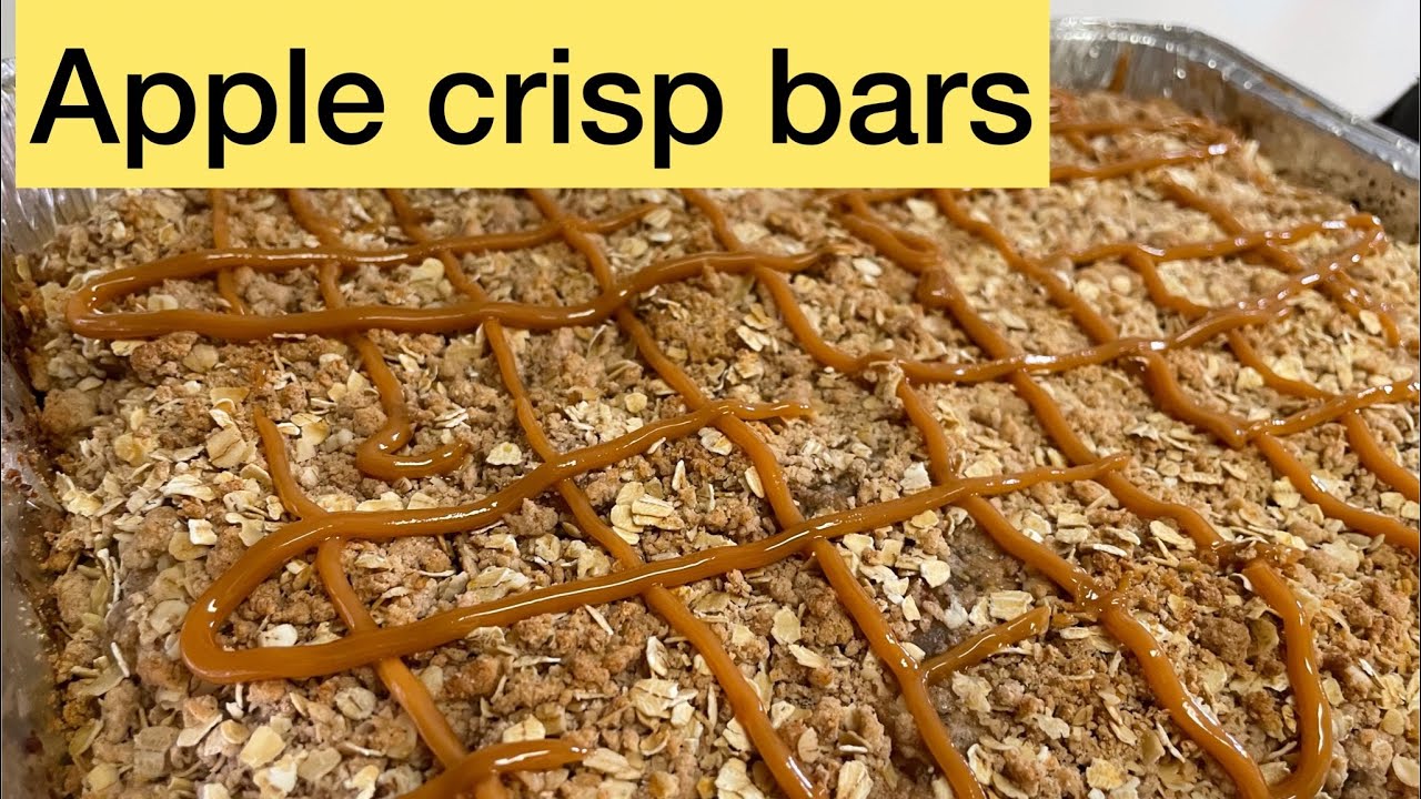 How To Make Easy Apple Crisp Bars