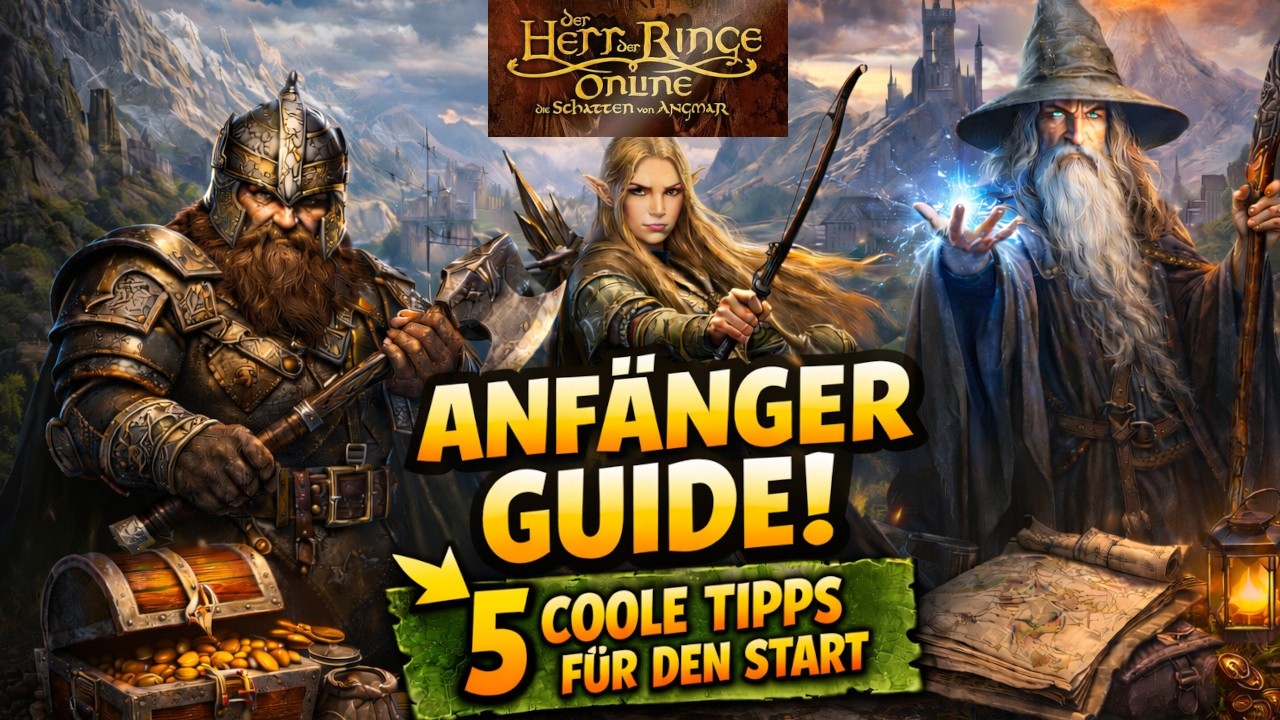 LOTRO Anfänger Guide 2 - 5 coole Tipps zum Start [German]