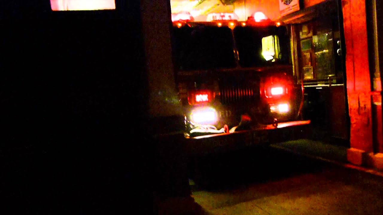 FDNY Squad 252 responds 2nd due to a call of smoke in a laundromat