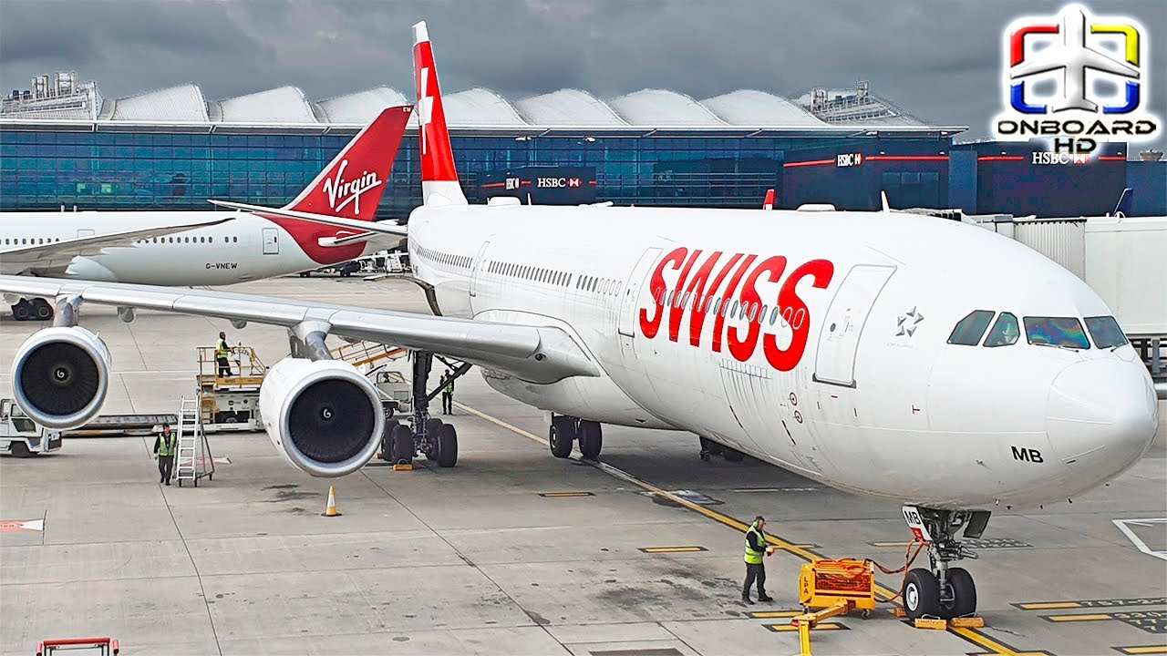 TRIP REPORT | One Last Trip on A340! ツ | SWISS A340 | London to Zurich