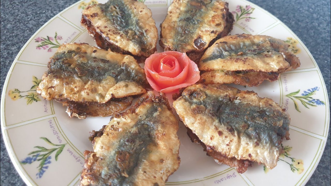 سمك سردين مقلي على طريقة المغربية 🐟Fried sardines in Moroccan style