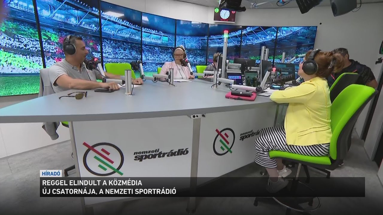 Reggel elindult a közmédia új csatornája, a Nemzeti Sportrádió