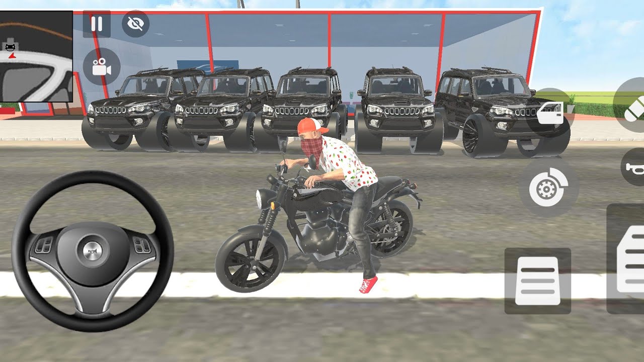 🤑 Franklin Order By 5️⃣ Black Scorpio And KTM Bike 💥 Indian Showroom 🔥 Indian Theft Auto Simulator 🎮