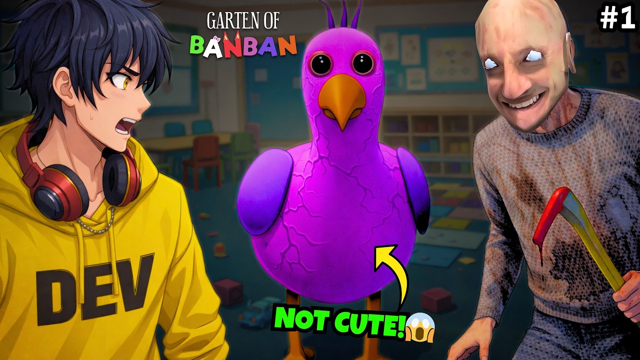 GARTEN OF BANBAN | DEV & GRANDPA FACE THE DEADLIEST BIRD