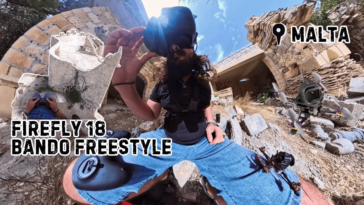 Flywoo Firefly 18 Durability Test, Bando Freestyle & URBEX  in Villa Mystique