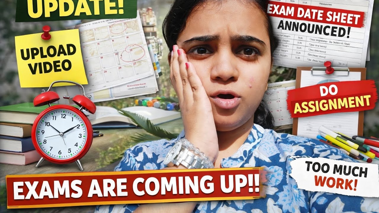 Too Much Work At Once 😩 | Real College Life Vlog