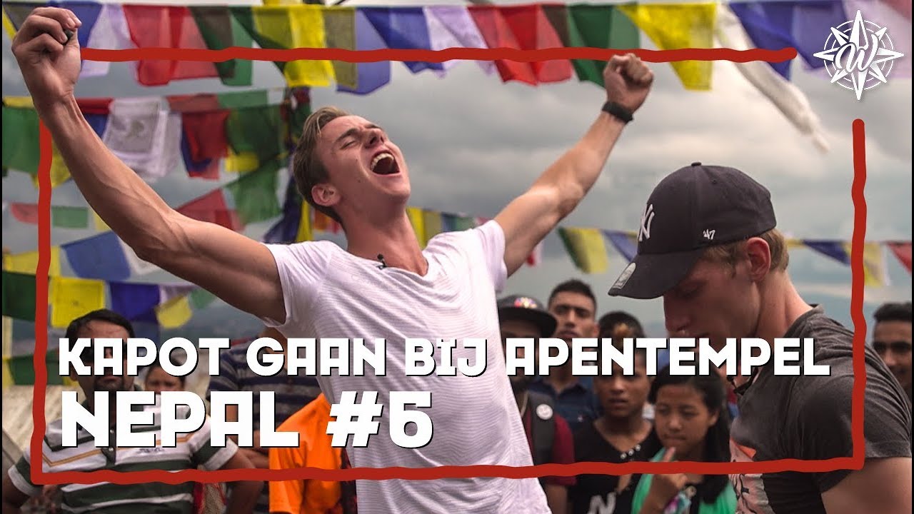 KAPOT GAAN BIJ APEN TEMPEL! | NEPAL #6 | Furtjuh & Thomas VS Gekke Markie & Laurens