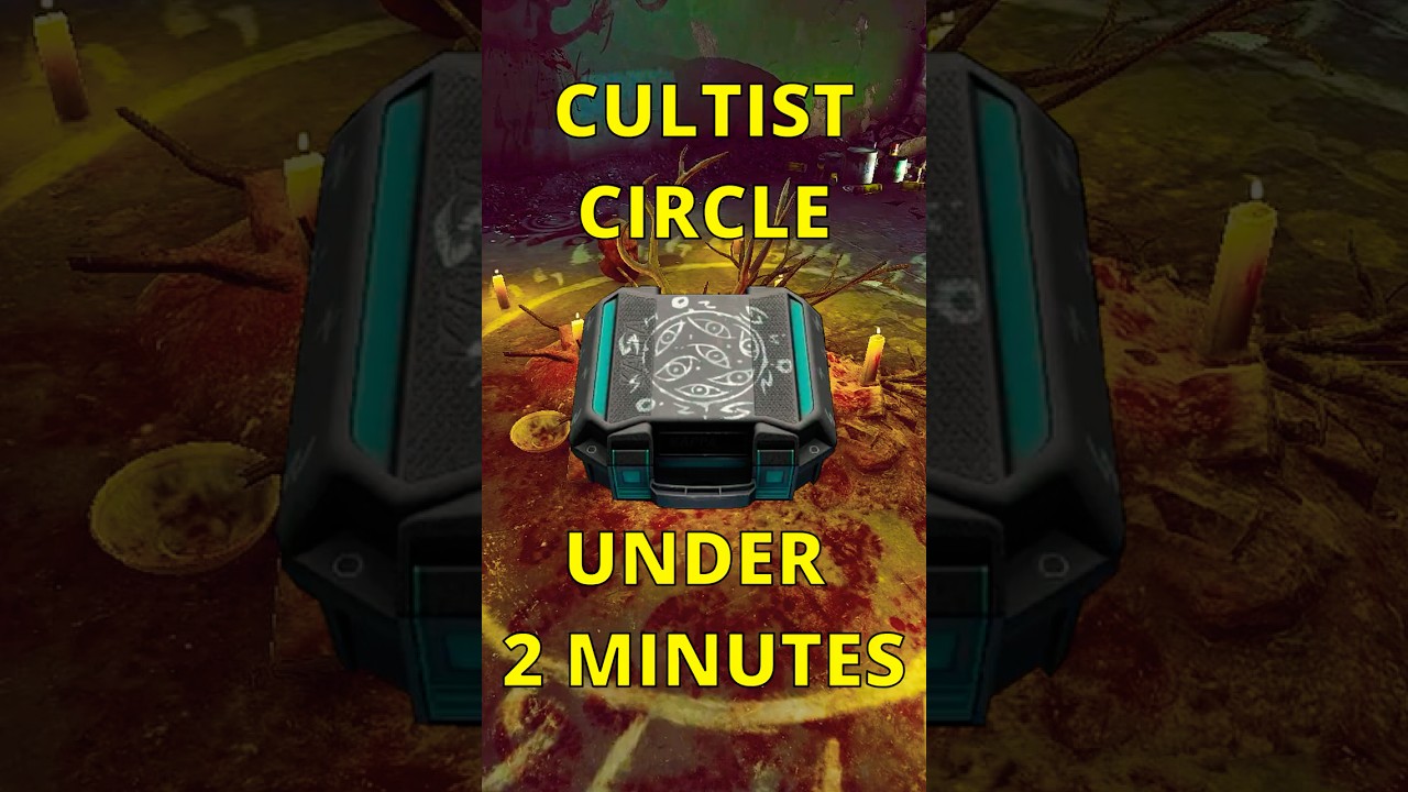 HOW TO USE THE CULTIST CIRCLE IN UNDER 2 MINUTES - #escapefromtarkov #tarkov #eft  #shorts