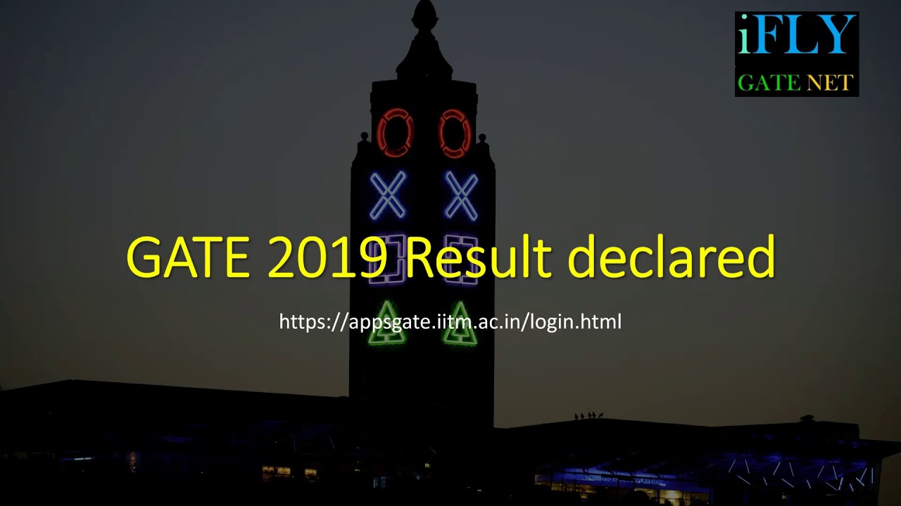 GATE 2019 Result Declared