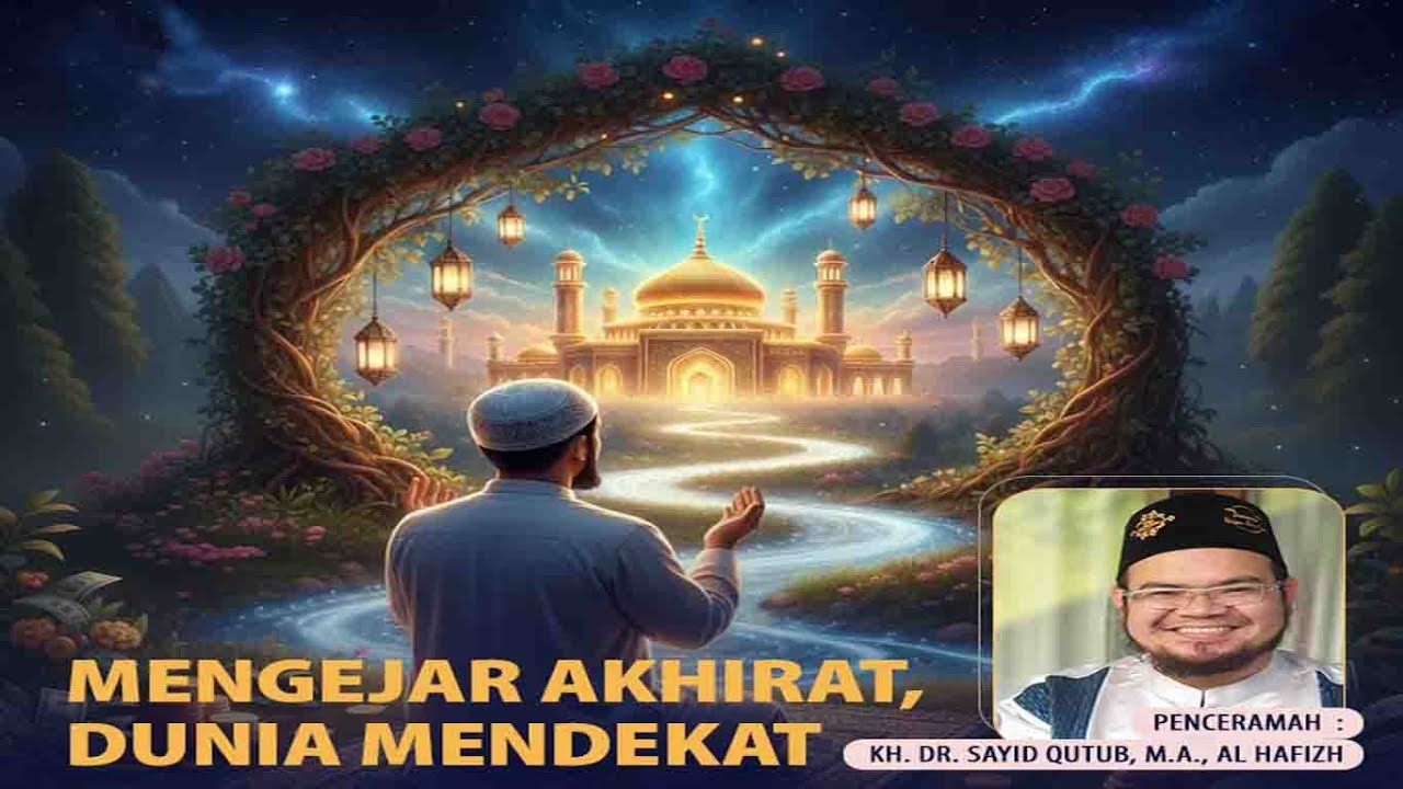 KH. DR. Sayid Qutub, M.A. ( MENGEJAR AKHIRAT, DUNIA MENDEKAT )