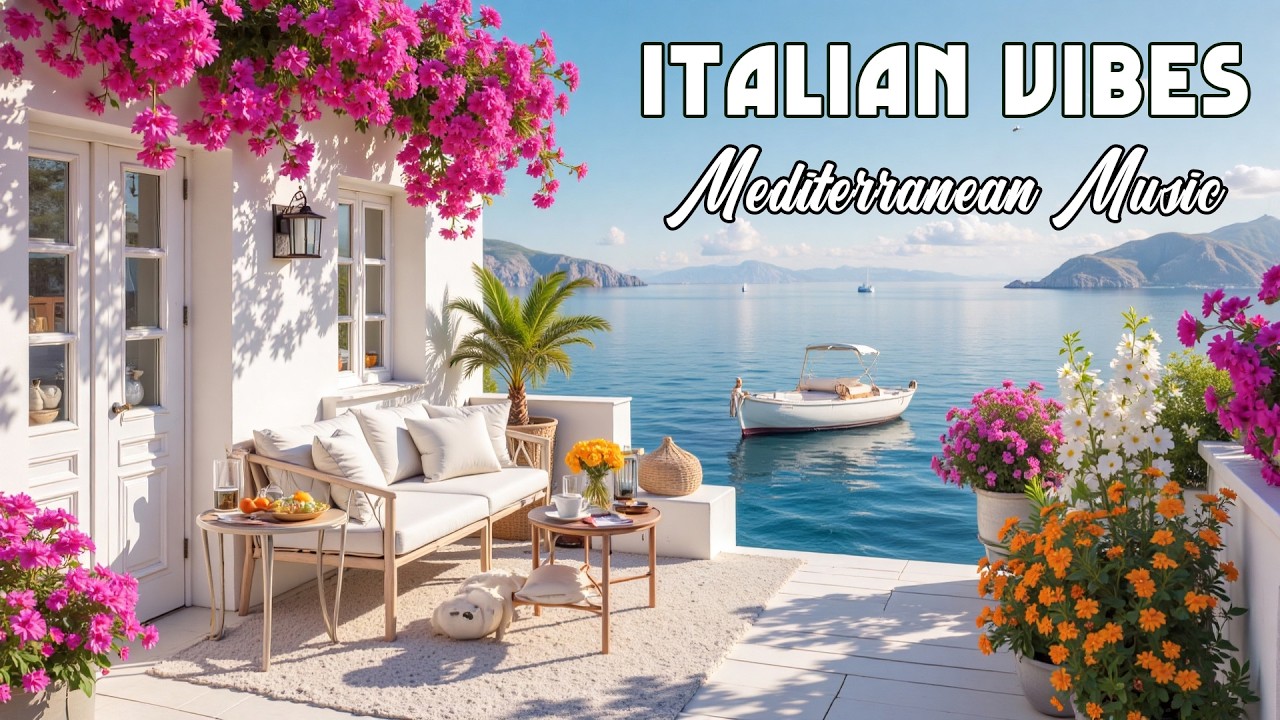 The Best 🇮🇹 Italian Music🎶 Italian Vibes 🎶 Beautiful Italian Coast & Mediterranean Vibes 4K