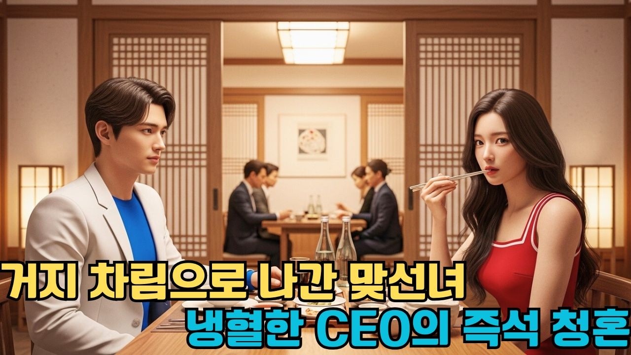 거절당하려고 거지꼴로 나간 맞선 자리 냉혈한 CEO가 