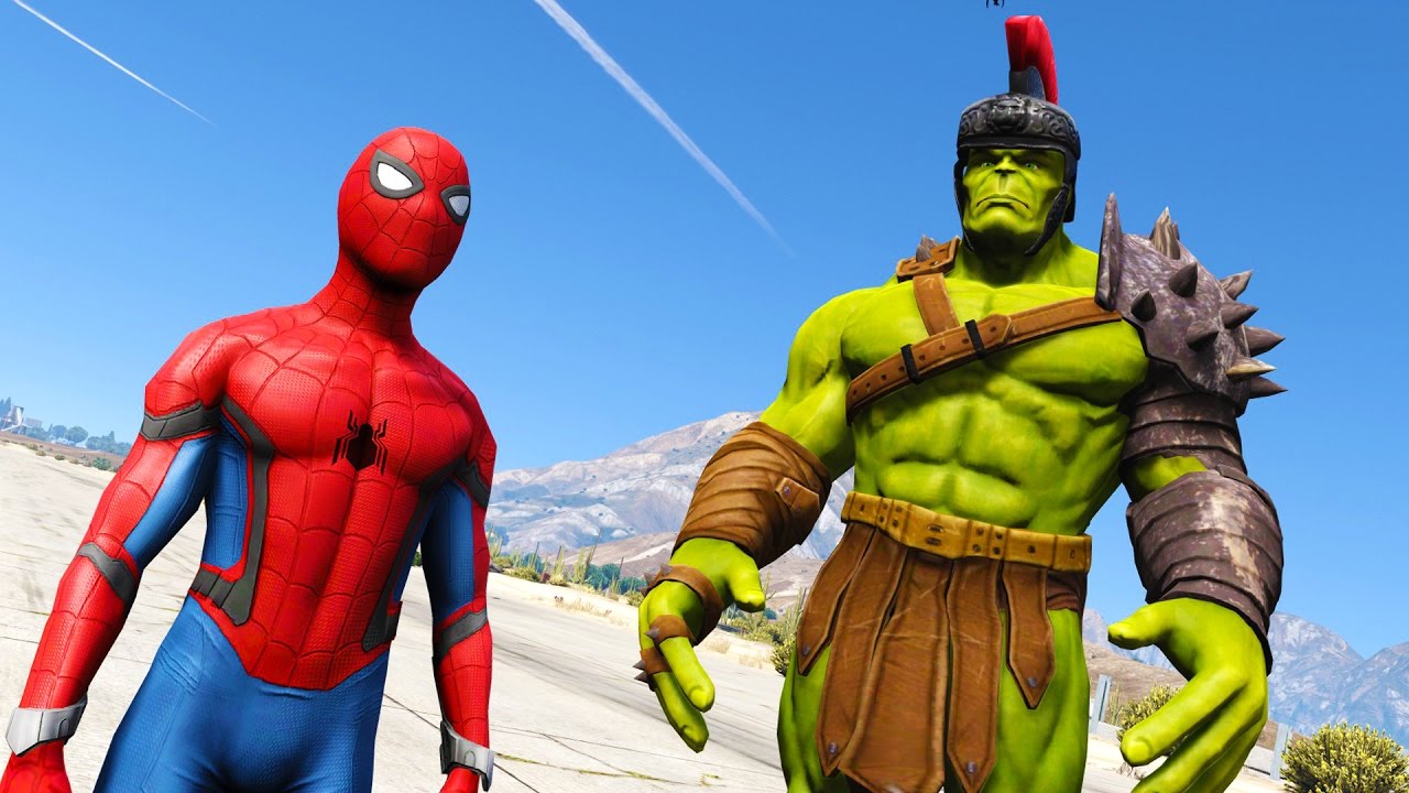 SPIDERMAN VS HULK RAGNAROK - THOR RAGNAROK SPIDERMAN HOMECOMING