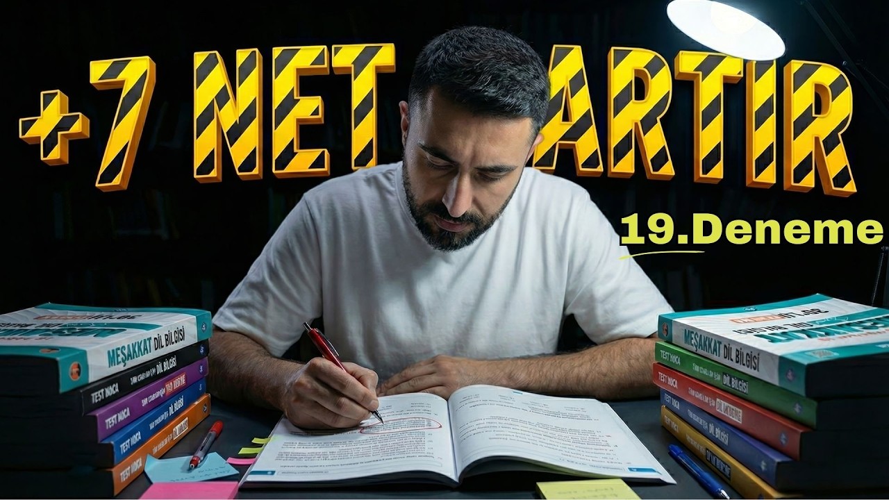 MEŞAKKAT DİL BİLGİSİ DENEME SORU &Ccedil;&Ouml;Z&Uuml;M&Uuml; 2026 (19.Deneme) / TYT-KPSS-MS&Uuml;