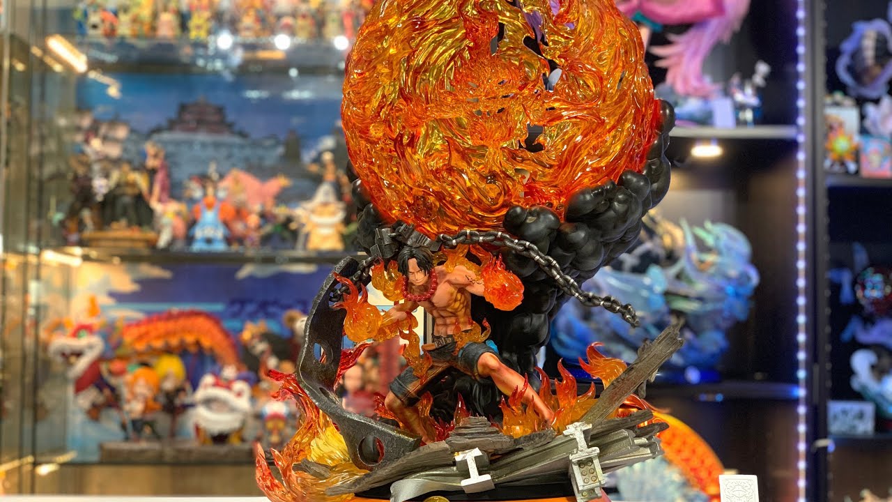 Unboxing One Piece Portgas D Ace Tsume Art Resin Statue (with sound effect)