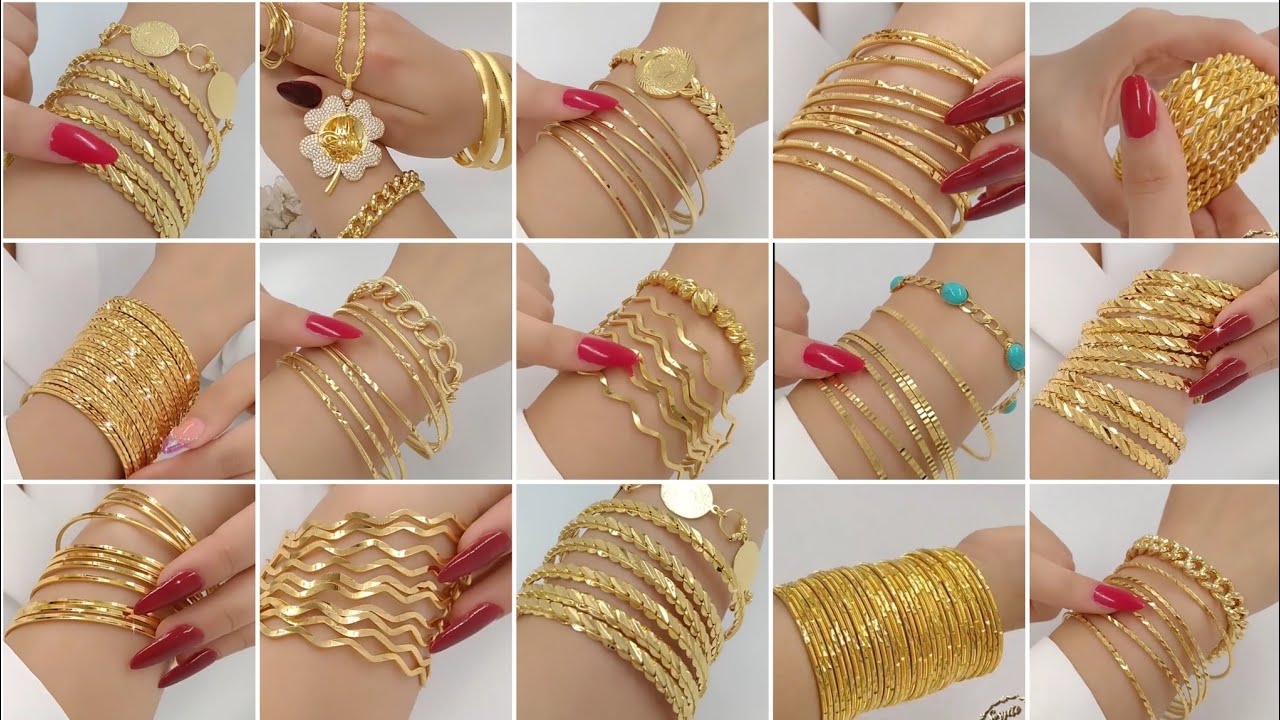 22k gold bangle designs2024 Daily wear gold bangles and bracelet designs latest gold bangles designs