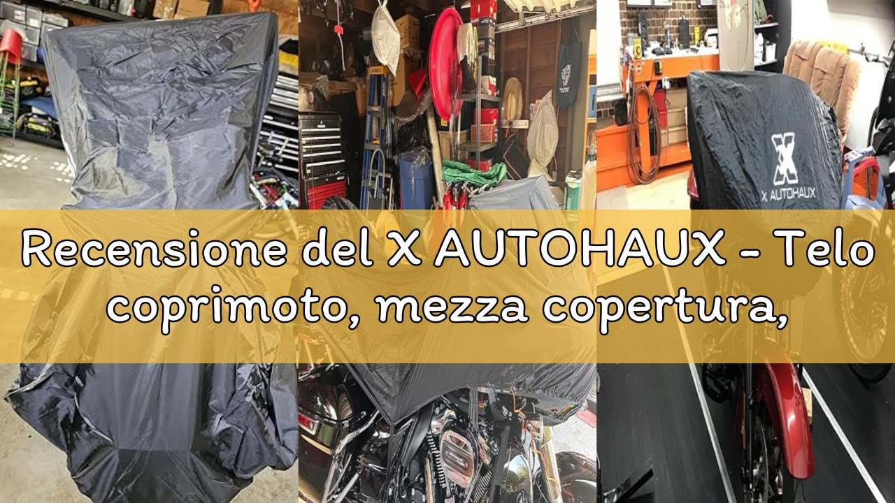 Recensione del X AUTOHAUX - Telo coprimoto, mezza copertura, impermeabile, protegge da polvere, piog