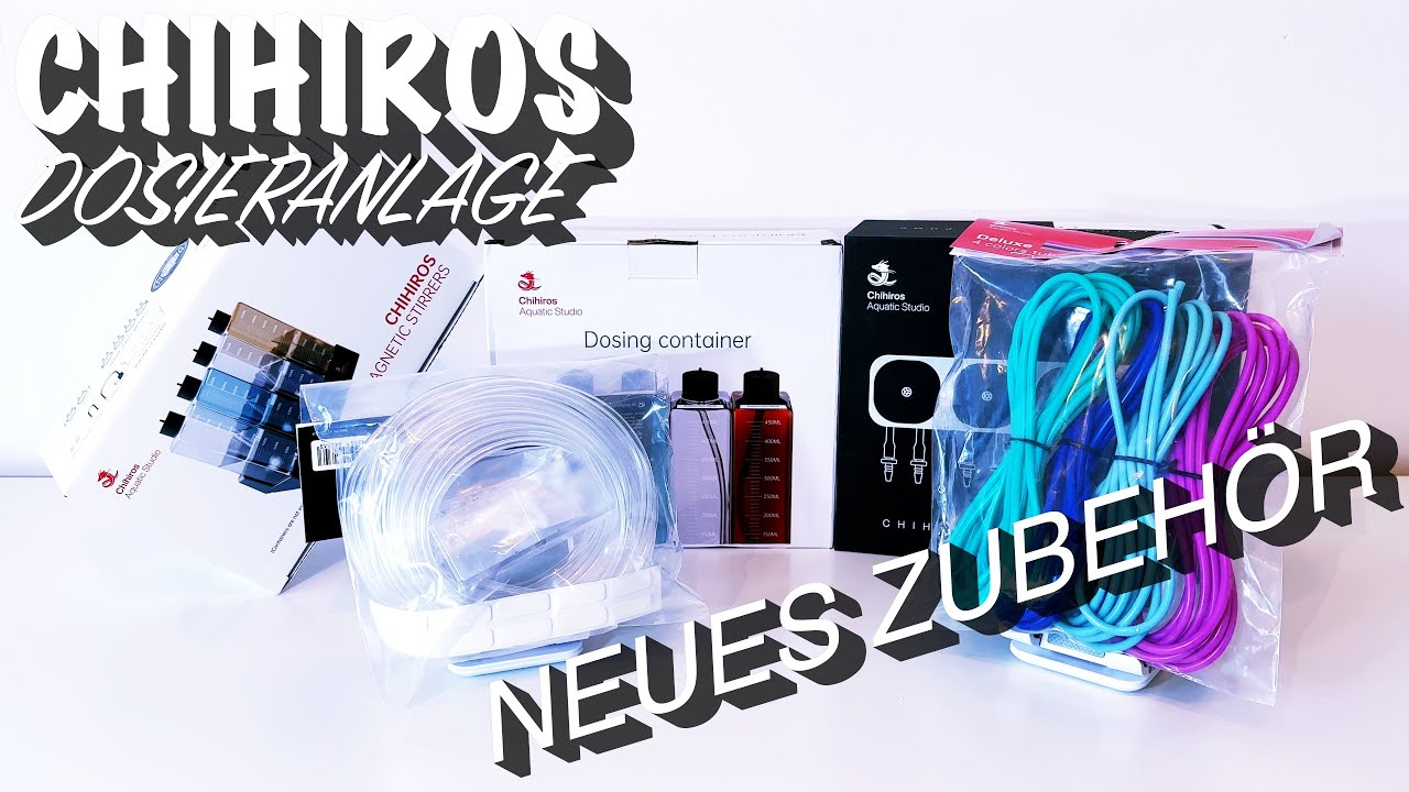 Neues Zubehör für die Chihiros Dosieranlage - Magnetrührer, bunte Schläuche usw.