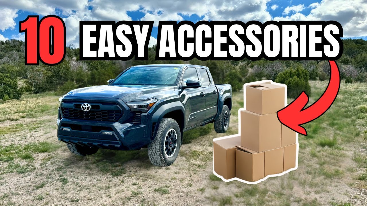 Я установил 10 ПРОСТЫХ И НЕДОРОГОЙ аксессуаров на свою Toyota Tacoma 2024 года!