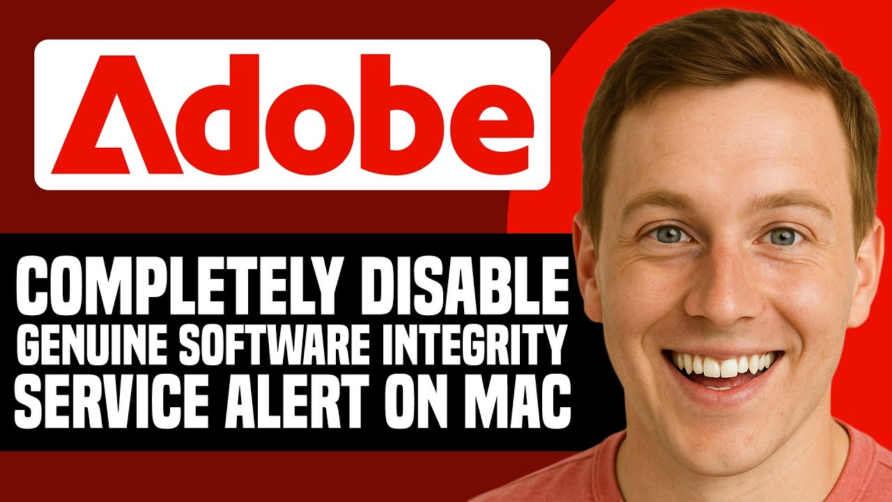 How To Completely Disable Adobe Genuine Software Integrity Service Alert On Mac 2026 (Full Guide)
