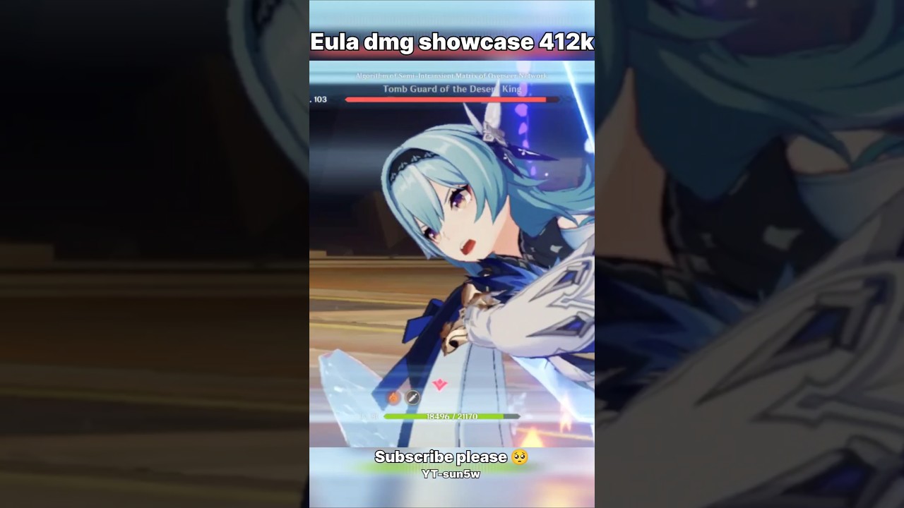 Eula dmg showcase#genshinimpact #genshin #viralvideo #genshinimpactedit #eula#2025 #f2p #eulagenshin