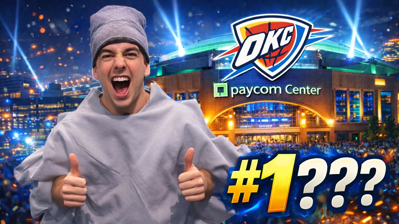 I WENT VIRAL ON THE JUMBOTRON?!?! SUPERFAN RANKS NBA ARENAS feat: OKC THUNDER