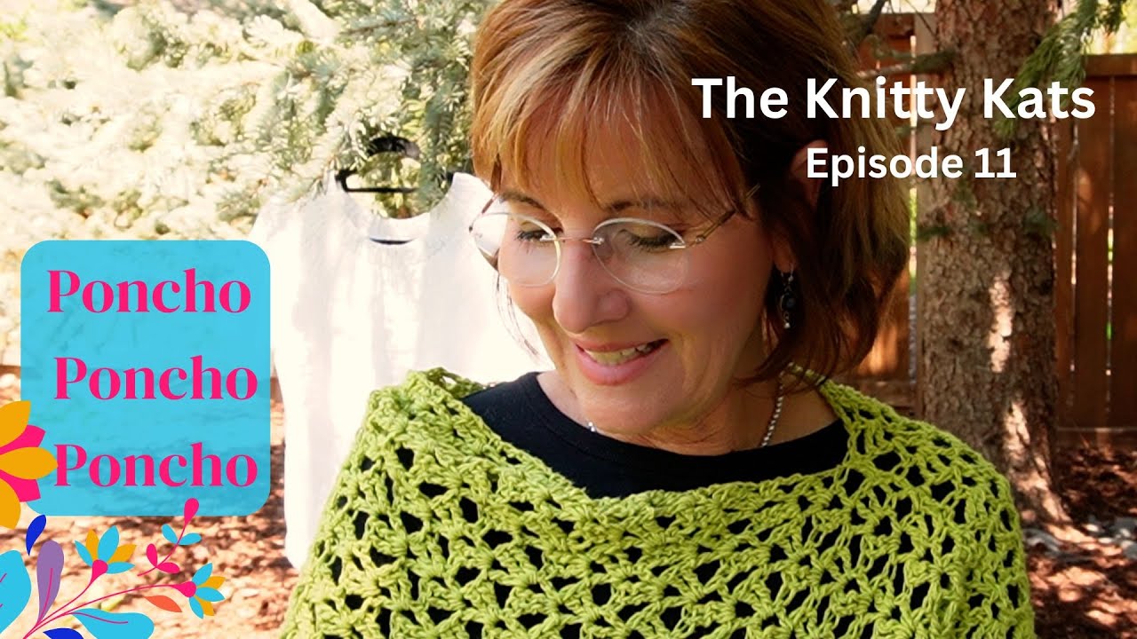 Free Poncho Pattern...Knit and Crochet with me!