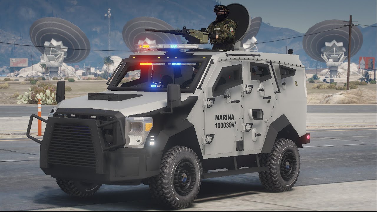 GTA 5 POLICIA | MARINA DE MEXICO - SANDCAT | TheAxelGamer