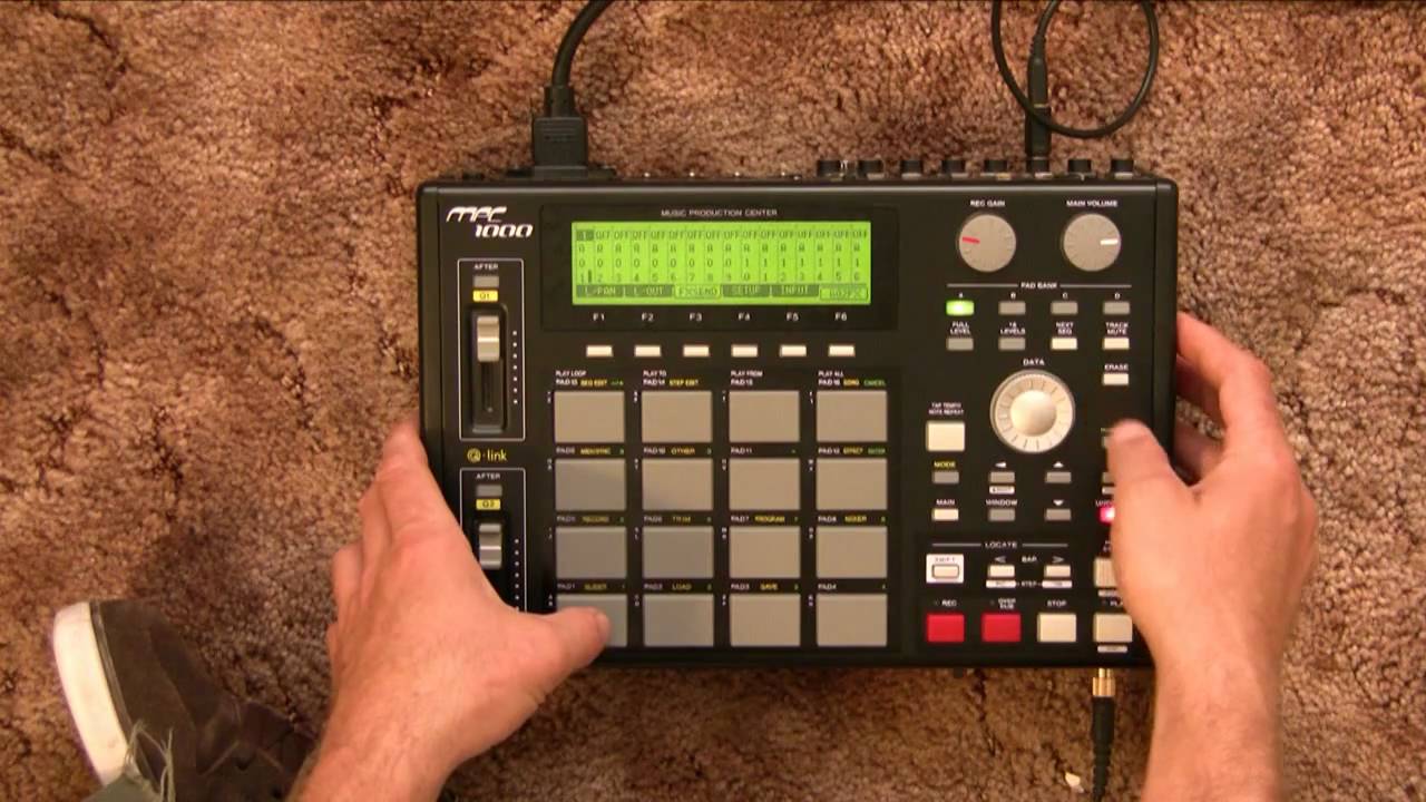 MPC 1000 Chopping samples and beats 101 (tutorial)
