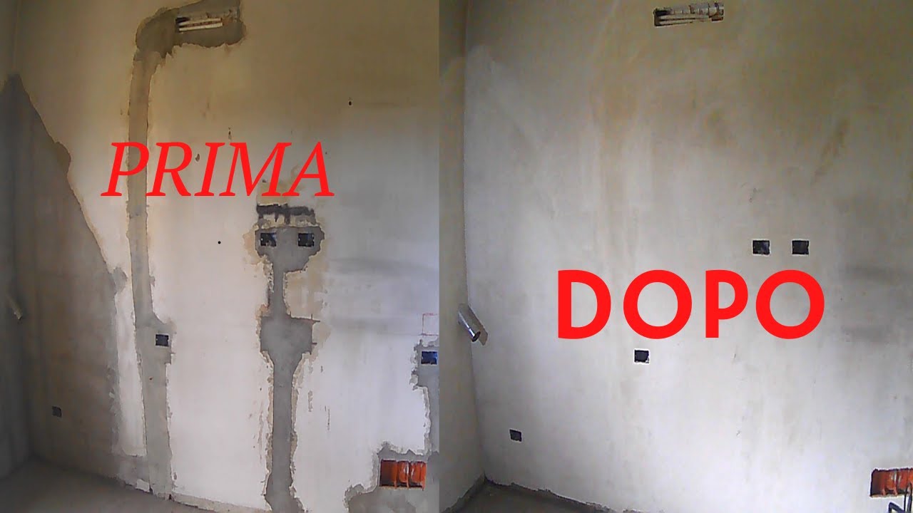Finitura malta fine su intonaco