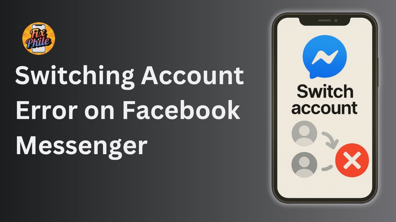 How To Fix &ldquo;Switch Account&rdquo; Problem on Facebook Messenger | 2025 Login Glitch Fix